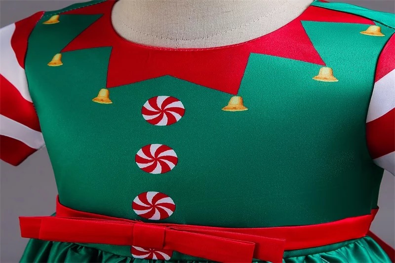 พร้อมส่ง ชุดเดรส คริสต์มาส รุ่นใหม่ สไตล์สีเขียว