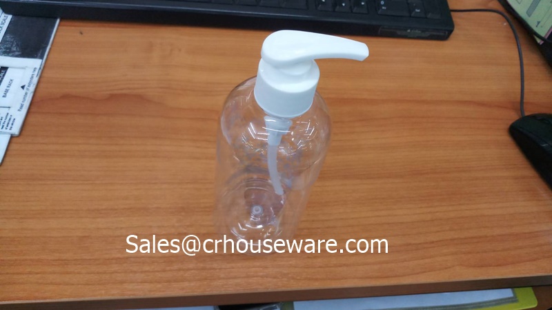 ขวดใสใส่แชมพูแบบขวดปั็ม,ขวดใส่น้ำยาล้างมือ,ขวดปั้มใสใส่น้ำยา SP-001-1