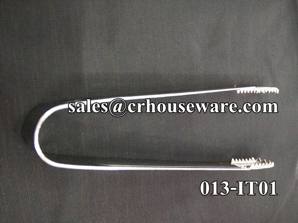 คีมคีบน้ำแข็งสเตนเลส รุ่นหนา 013-IT01