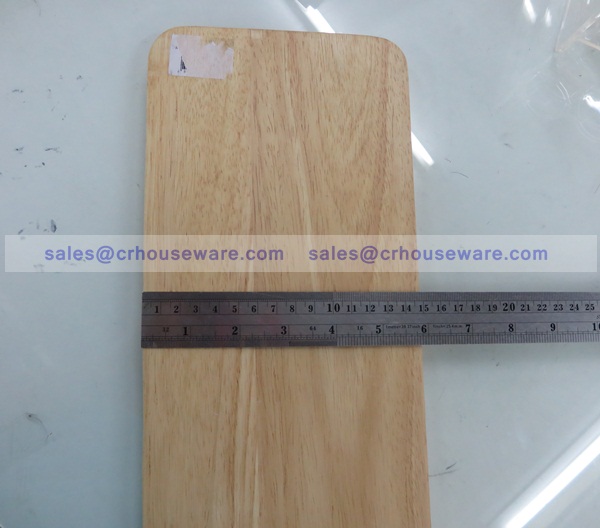 เขียงไม้สี่เหลี่ยมมีด้ามจับ 6*18 นิ้ว JW-528,จานไม้สเตนเลส,ถาดไม้ใส่อาหาร