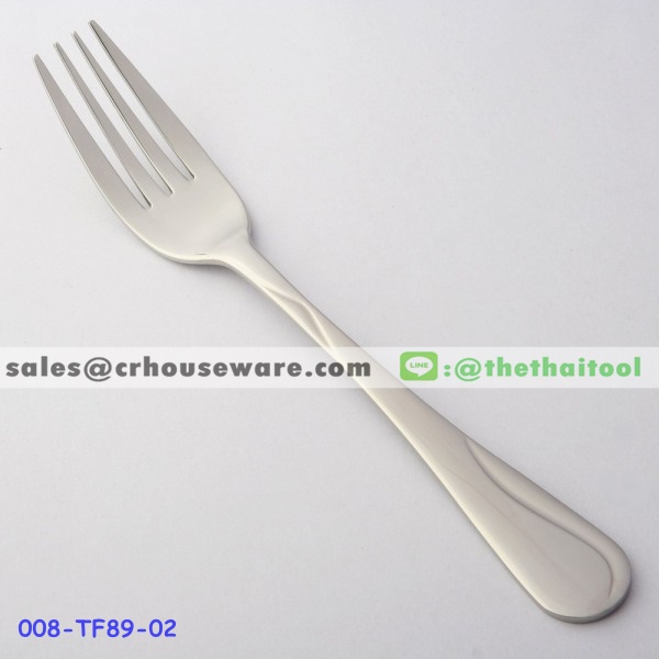 ส้อมโต๊ะสแตนเลส 89 ลายภูเรือ TABLE FORK 008-TF89-02