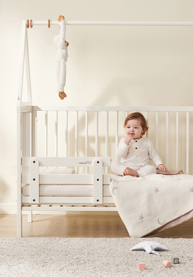 เตียงนอนไม้โครงบ้านสำหรับเด็ก WB3 + ปรับระดับได้ สามารถปรับเป็นโต๊ะเขียนหนังสือ TB10133