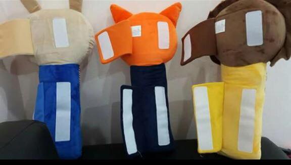 ตุ๊กตา คาดเบลท์ เหล่าสัตว์