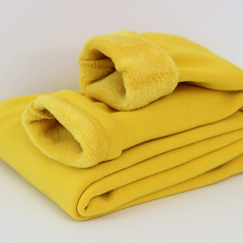 กางเกงผ้าฝ้ายบุขนกันหนาวเด็ก มีหลายสี