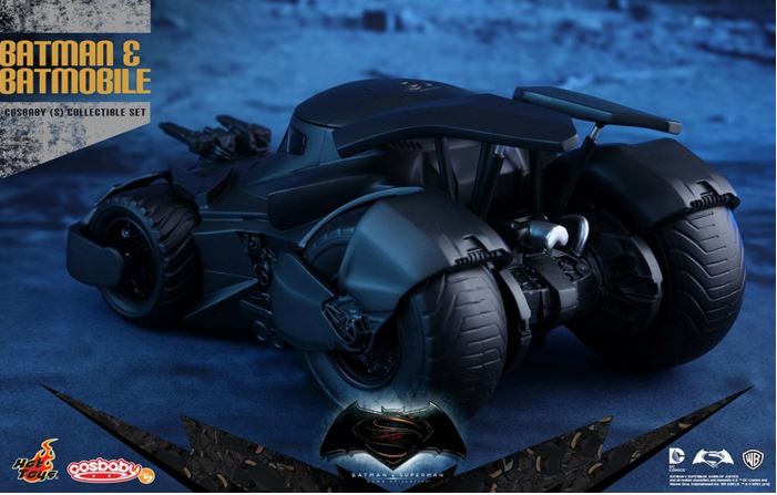 HOTTOYS - Batman v Superman: Dawn of Justice - Cosbaby Batman&Batmobile