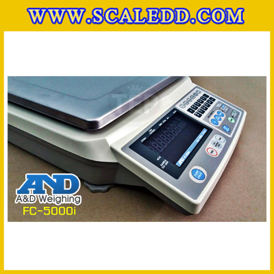เครื่องชั่งดิจิตอล 5000g ตาชั่ง5000กรัม เครื่องชั่งนับจำนวน 5kg เครื่องชั่งน้ำหนัก5000g ยี่ห้อ AND รุ่น FC-5000i พิกัด 5kg ค่าละเอียด 0.5g