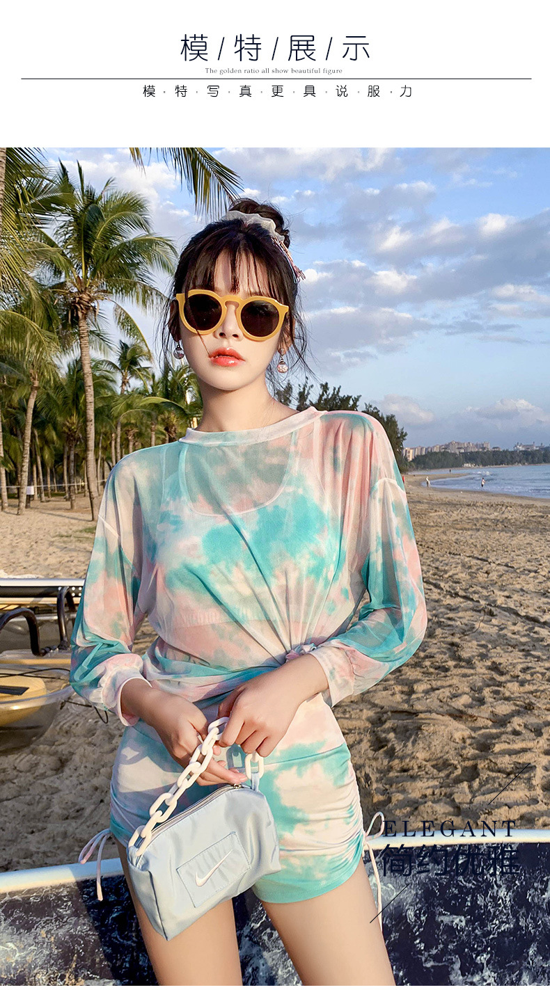 ชุดว่ายน้ำเซต 3 ขิ้น รอบอก 34-39 รอบเอว 28-33 สะโพก 40-46 นิ้วเสื้อตัวนอก 48 รอบวงแขน 18 กางเกงยาว 12 นิ้วค่ะ