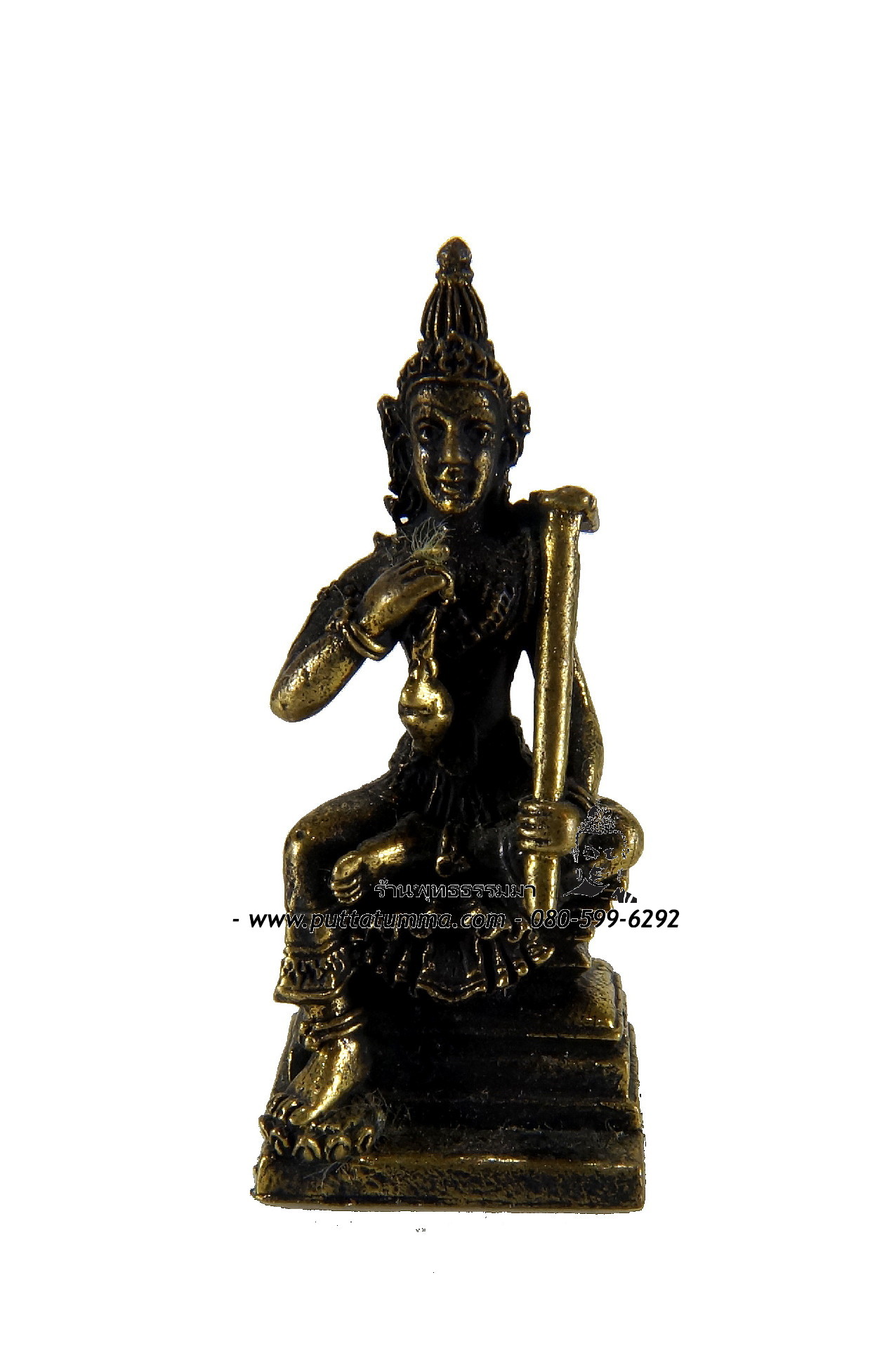 พระวิษณุกรรม เนื้อโลหะ ขนาดเล็ก 0.5 x 1 นิ้ว