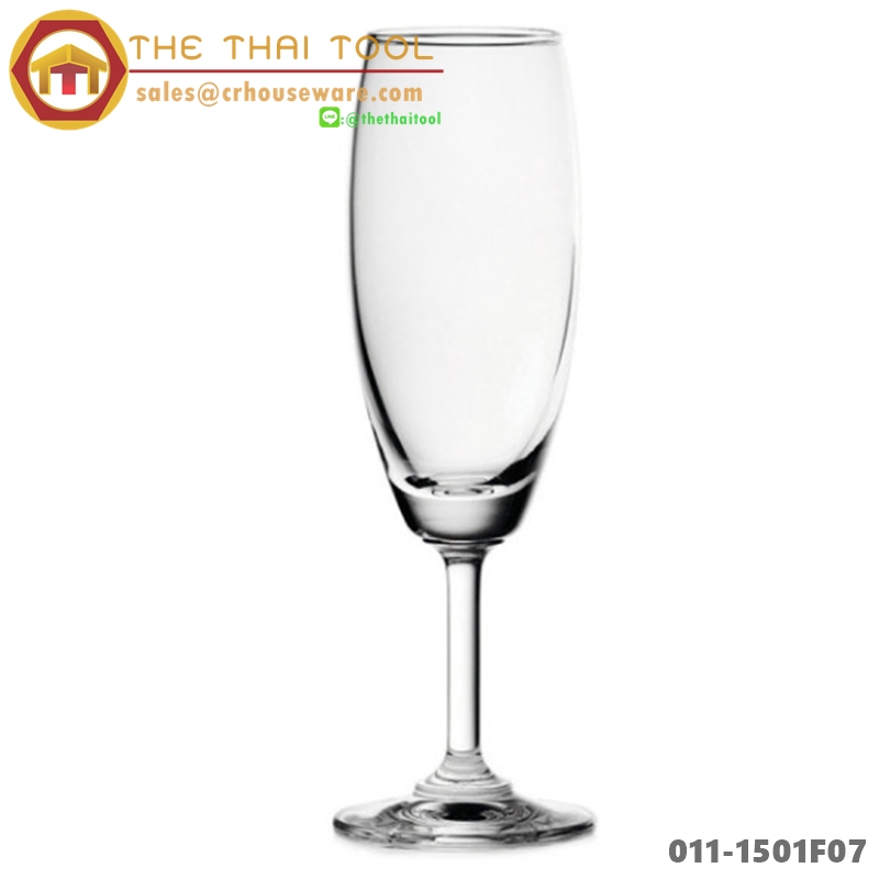 Classic Flute Champagne ,แก้วฟรุ๊ตแชมเปญ ความจุ 7 ออนซ์ 011- 1501F07 (บรรจุกล่องเล็ก กล่องละ 6 ใบ)