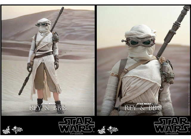 HOTTOYS - Star wars 7 - Rey & BB-8