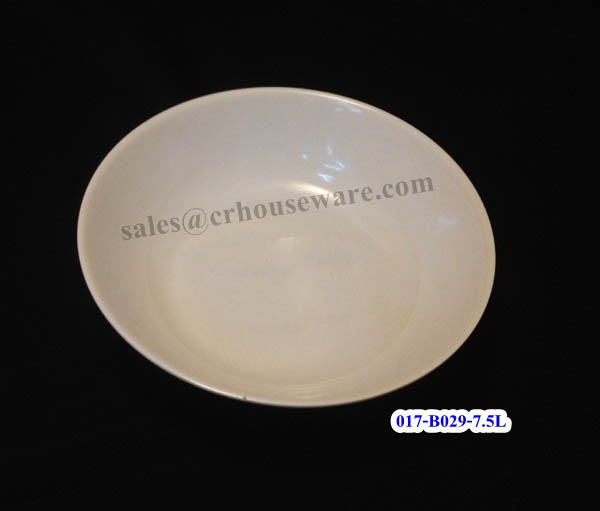 ชามก๋วยเตี๋ยวทรงใบบัว 7.5" 017-B029-7.5L ถ้วยก๊วยเตี๋ยว ,ชามทรงใบบีว, ชามก๊วยเตี๋ยว,ชามเมลามีน,ถ้วยเมลามีน