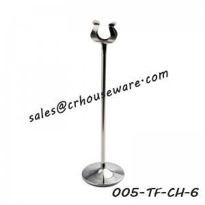 ป้ายเสียบการ์ดความสูง 6" ฐานเรียบ 005-TF-CH-6,Card stands,đứng thẻ,kinatatayuan card,ឈរកាត,ที่เสียบกระดาษ,ที่เสียบเมนู,看台上网卡,