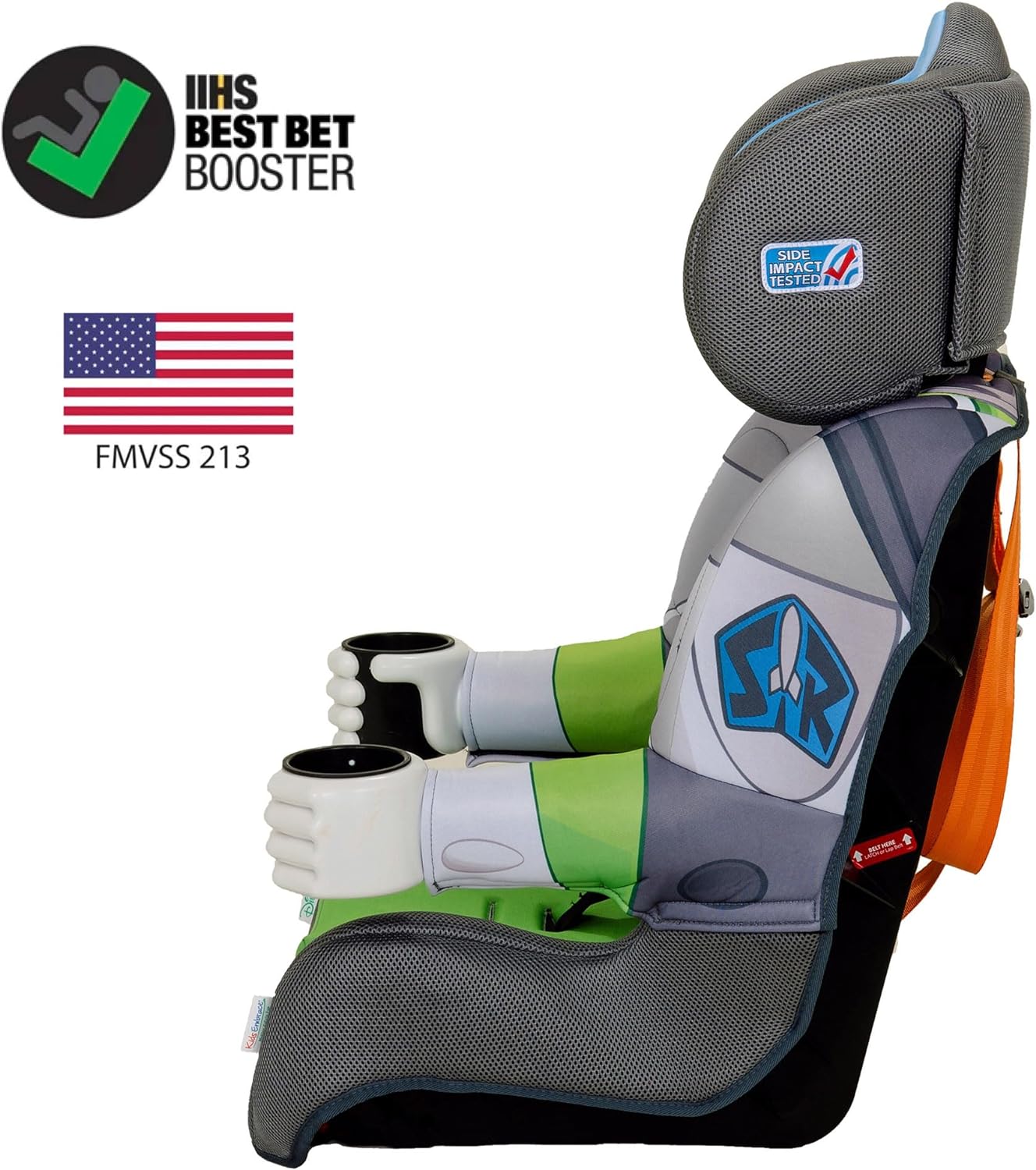 KidsEmbrace 2-in-1 Forward-Facing Harness Booster Seat, Buzz Lightyear คาร์ซีทเด็กโต