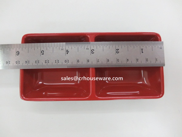 ถ้วยน้ำจิ้มแบบสองช่อง พลาสติก ABS 005-TW-JP-EQ252