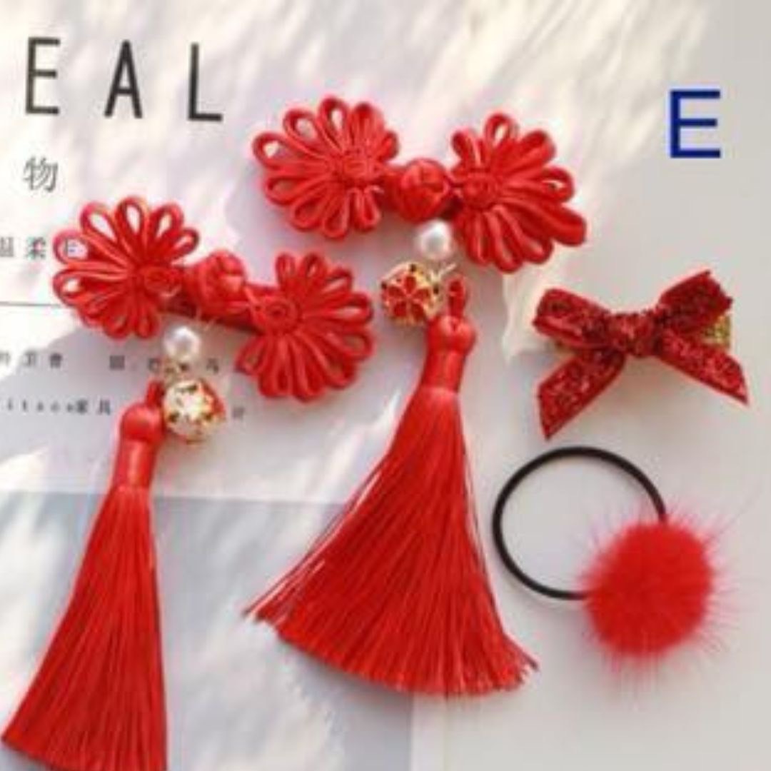 กิ๊บติดผมตรุษจีน เซ็ทกิ๊บรวม