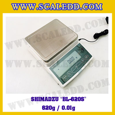 เครื่องชั่งดิจิตอลทศนิยม2ตำแหน่ง BL-620S พิกัด 620g x 0.01g เครื่องชั่งละเอียดสูง620g เครื่องชั่งน้ำหนัก620g ตาชั่ง620กรัม ตาชั่งน้ำหนัก620g ยี่ห้อ SHIMADZU รุ่น BL-620S