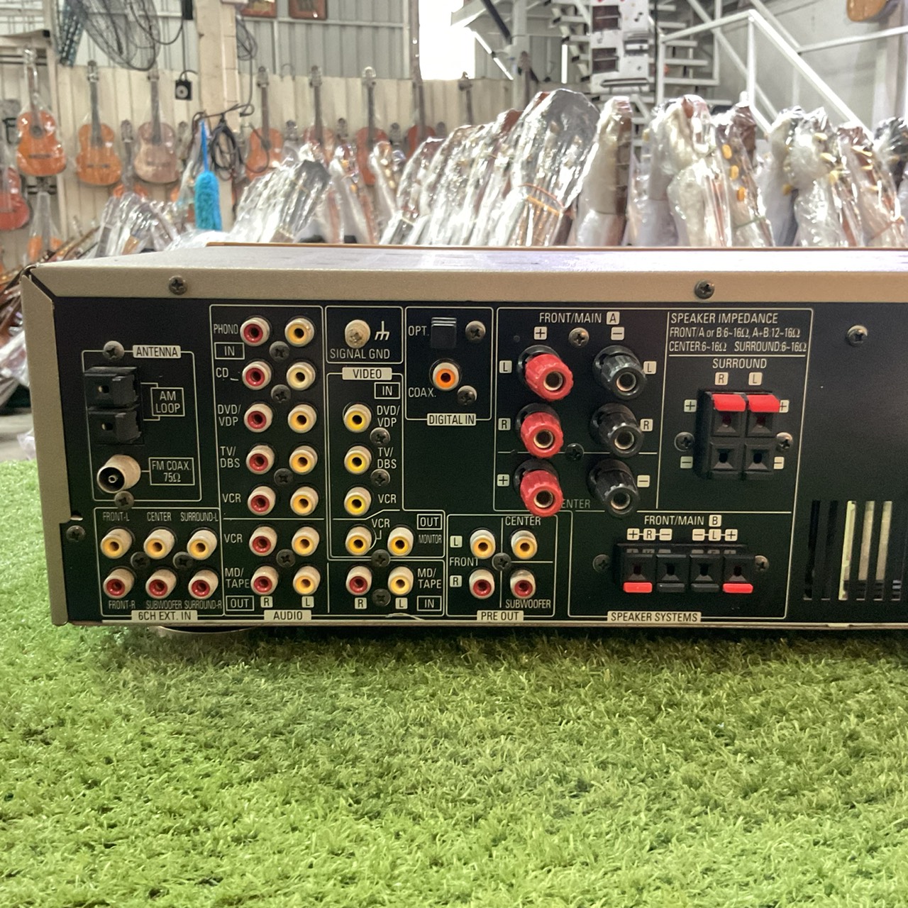 เครื่องขยายเสียง DENON : AVR-1600 สินค้าไม่พร้อมใช้งาน (ต้องซ่อม)