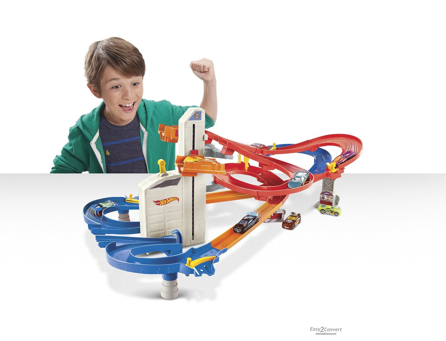 สนามแข่งรถ Hot Wheels Auto Lift Expressway