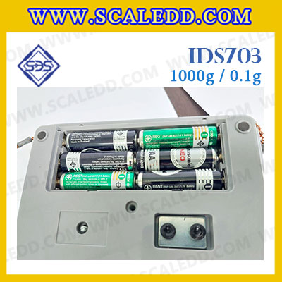 เครื่องชั่งดิจิตอล พิกัด 1000g x 0.1g เครื่องชั่งน้ำหนัก1000กรัม เครื่องชั่งดิจิตอล1000กรัม ตาชั่ง1000 กรัม ยี่ห้อ SDS รุ่น IDS703