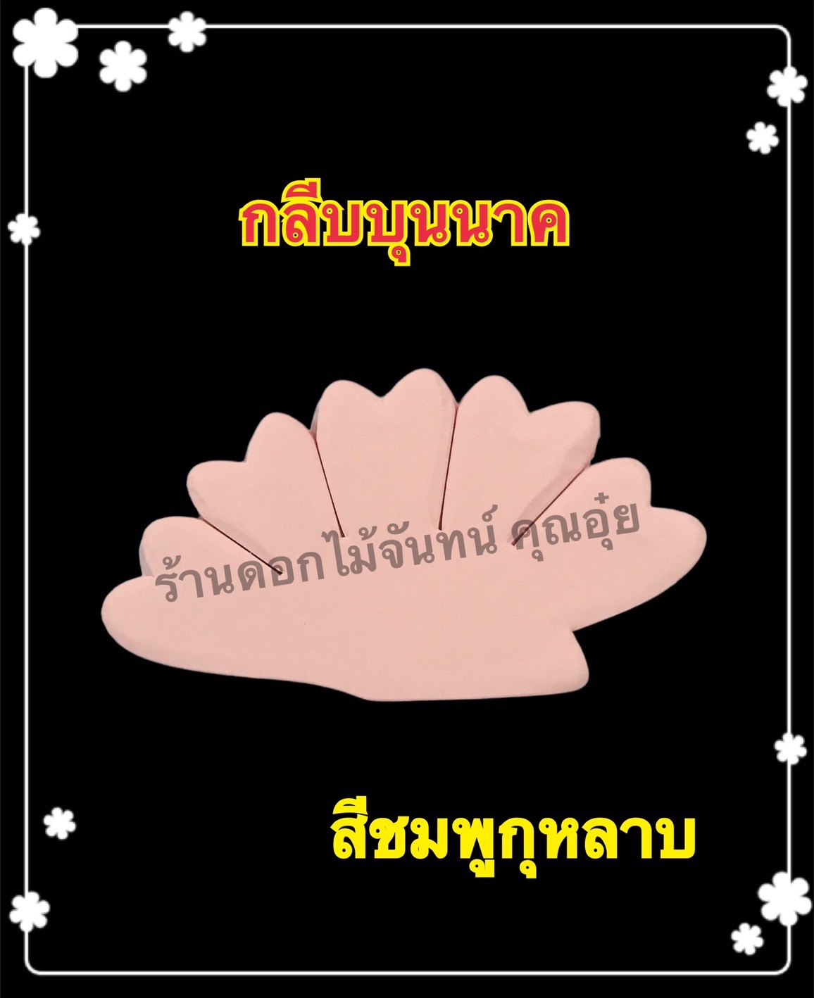 กลีบบุนนาค สีชมพุกุหลาบ
