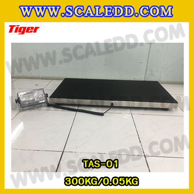 เครื่องชั่งสุนัข เครื่องชั่งสัตว์เลี้ยง เครื่องชั่งน้ำหนักสัตว์ พิกัดน้ำหนัก 300 kg ค่าละเอียด 0.05kg เครื่องชั่งยี่ห้อ TIGER เครื่องชั่งรุ่น TAS-01