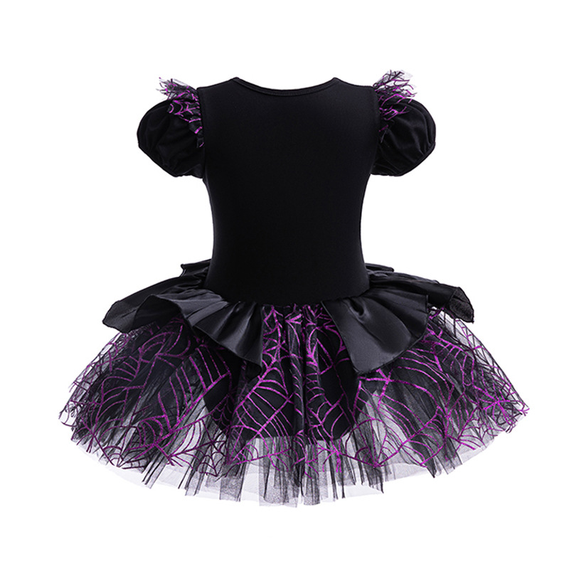 friendly4kid พร้อมส่ง ชุดฮาโลวีน Haloween เด็กหญิงเดรสสั้นแต่งระบาย