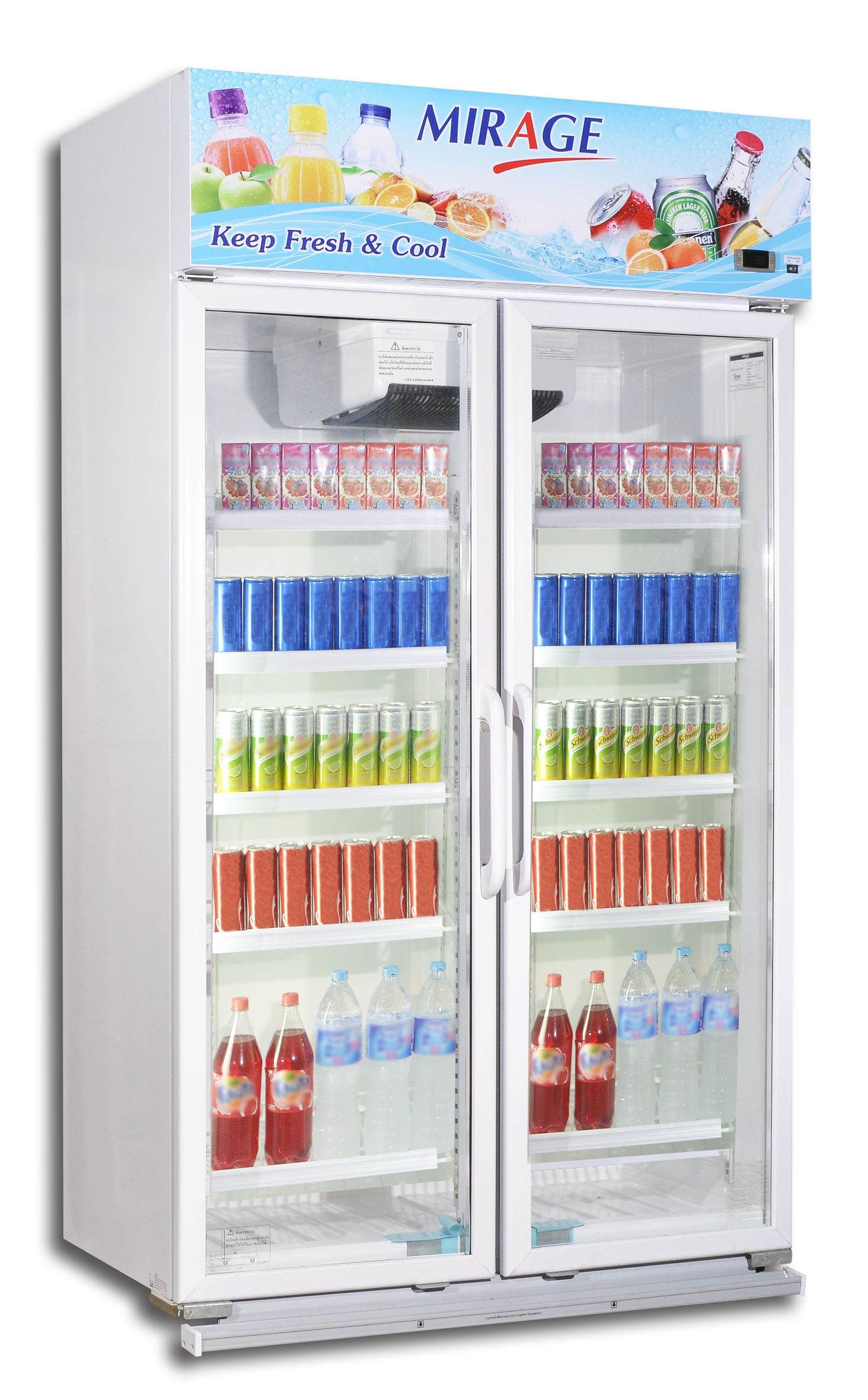 Mirage ตู้แช่เย็น / เครื่องดื่ม 2 ประตู จุ 24.5 คิว/694 ลิตร รุ่น BC62FN