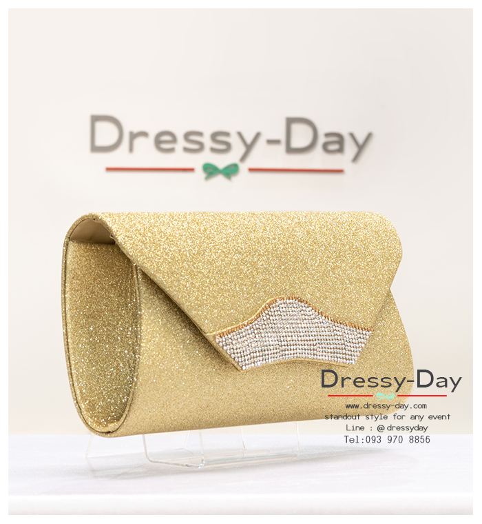 กระเป๋าออกงาน TE095: กระเป๋าออกงาน คลัชออกงาน ถือไปงานแต่งกลางคืน สวย หรู ไฮโซ แบบดารา