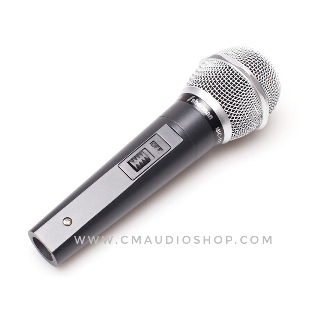 ไมค์สาย-ไมโครโฟนแบบมีสาย ยี่ห้อ Sherman รุ่น MIC-111
