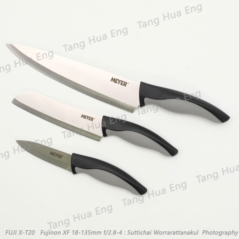 MEYER ชุดมีดครัว 3 ชิ้น( 3.5 นิ้ว-5 นิ้ว-8 นิ้ว) 46837-C