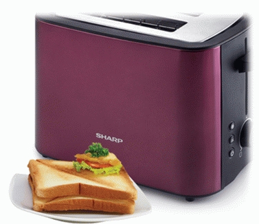 Sharp เครื่องปิ้งขนมปัง กำลังไฟ 850 วัตต์ รุ่น KZ-200LP