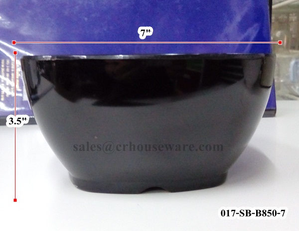 ชามโคมทรงสี่เหลี่ยม 7" 017-SB-B850-7