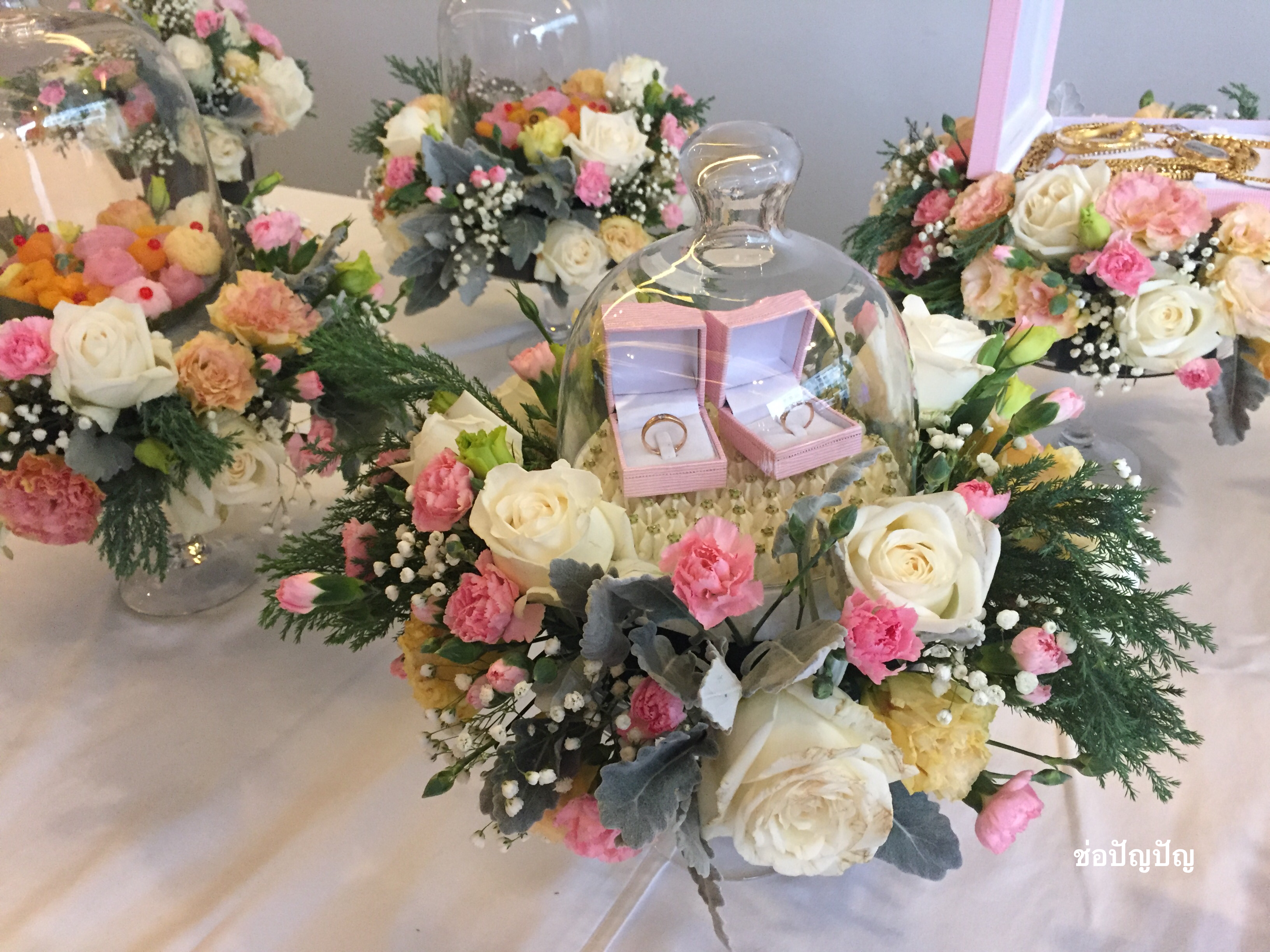 ขันหมากแก้วสไตร์โมเดิร์น งานแต่งคุณกิ๊ฟคุณเสก 4.02.61