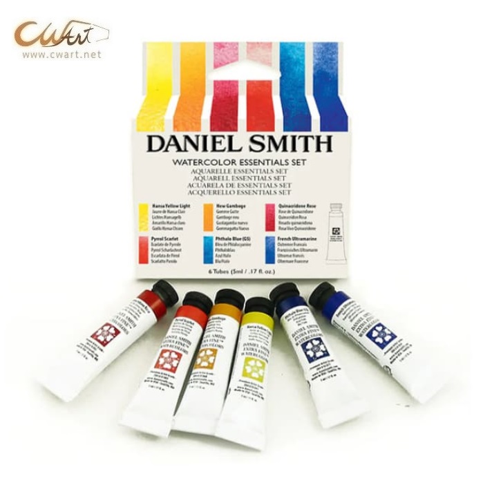 ชุดสีน้ำ Daniel Smith Extra Fine 5ml 6สี - Essentials (สีพื้นฐาน)