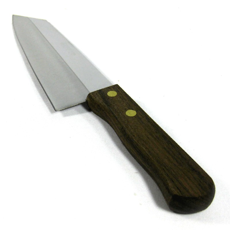 มีดครัวด้ามไม้ แหลม 7 นิ้ว ตรานก #771 ( ซุปเปอร์แวร์ )