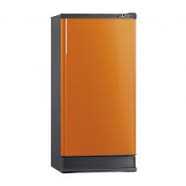 Mitsubishi ตู้เย็น 1 ประตู 6.0Q Flat Design แบบระเหยน้ำทิ้งอัตโนมัติ รุ่น MR-17JA-OR สีส้มแซฟไฟร์