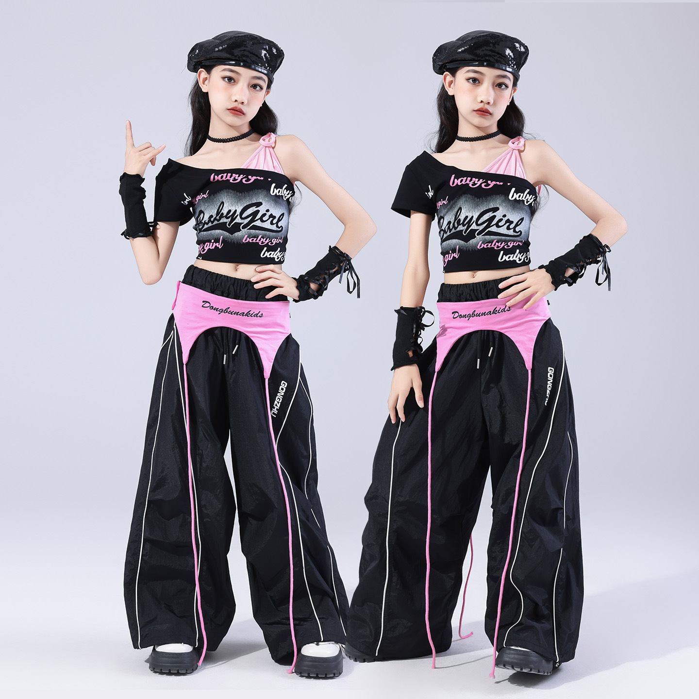 friendly4kidชุดเต้น เซ็ตเสื้อแขนสั้น+กางเกงขายาว**เปิดจอง