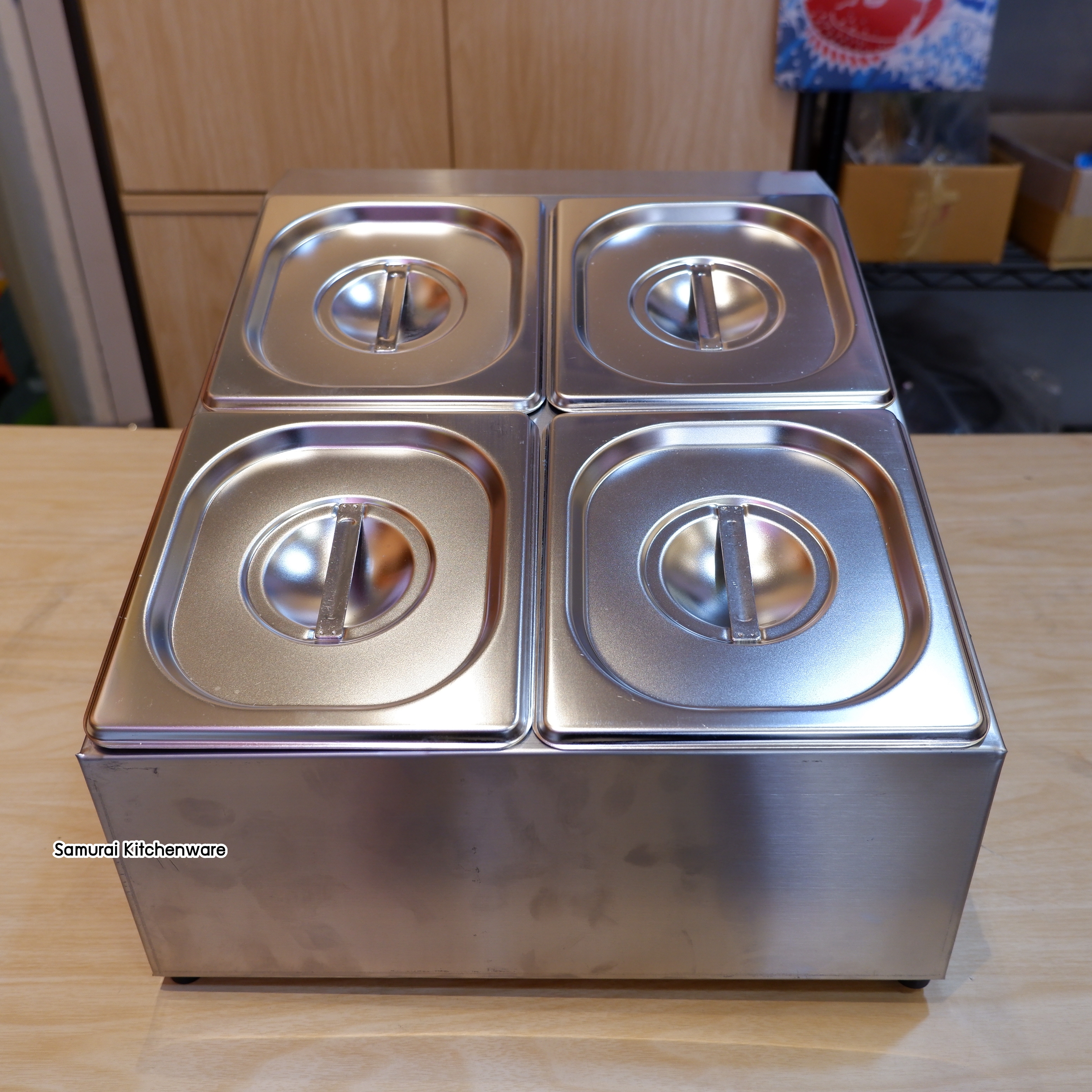 ถาดท็อปปิ้ง สแตนเลส เกรด 304 รุ่น TOP-301