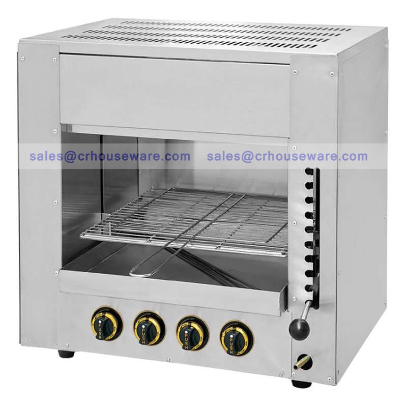เตาซาลาเเมนเดอร์ 4 หัวเตา (LPG) 016-NT-M4