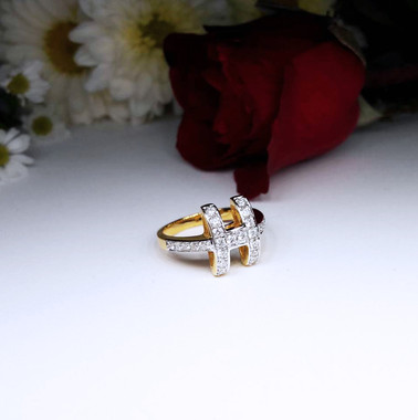สั่งผลิตเพชรเบลเยี่ยมคัท แหวนแต่งงาน แหวนหมั้น ใส่เที่ยว ออกงาน แหวนทองคำ 18K เพชรแท้ 51 ตัง 4.97 กรัม น้ำ 98 ราคาถูกมาก มีใบรับประกันค่ะ