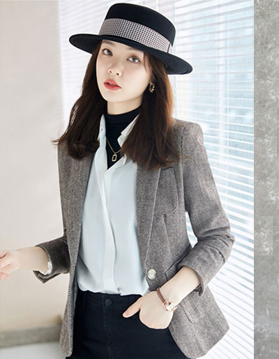 สินค้าพรีออเดอร์ เสื้อสูทแฟชั่นสวยหรูสไตล์เกาหลี มี3สี PO-SUIT-042