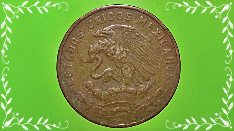 เหรียญ เงินตรา ประเทศ เม็กซิโก Centavos 1967