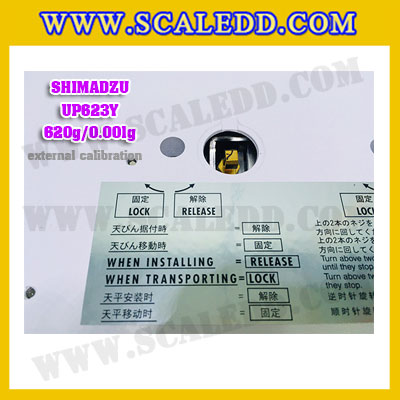 เครื่องชั่งดิจิตอล ทศนิยม 3 ตำแหน่ง รุ่น UP623Y 620gx0.001g เครื่องชั่งละเอียดสูง620g เครื่องชั่งน้ำหนัก620g ตาชั่ง620กรัม พิกัดน้ำหนัก 620g ความละเอียด 0.001g ยี่ห้อ SHIMADZU รุ่น UP623Y