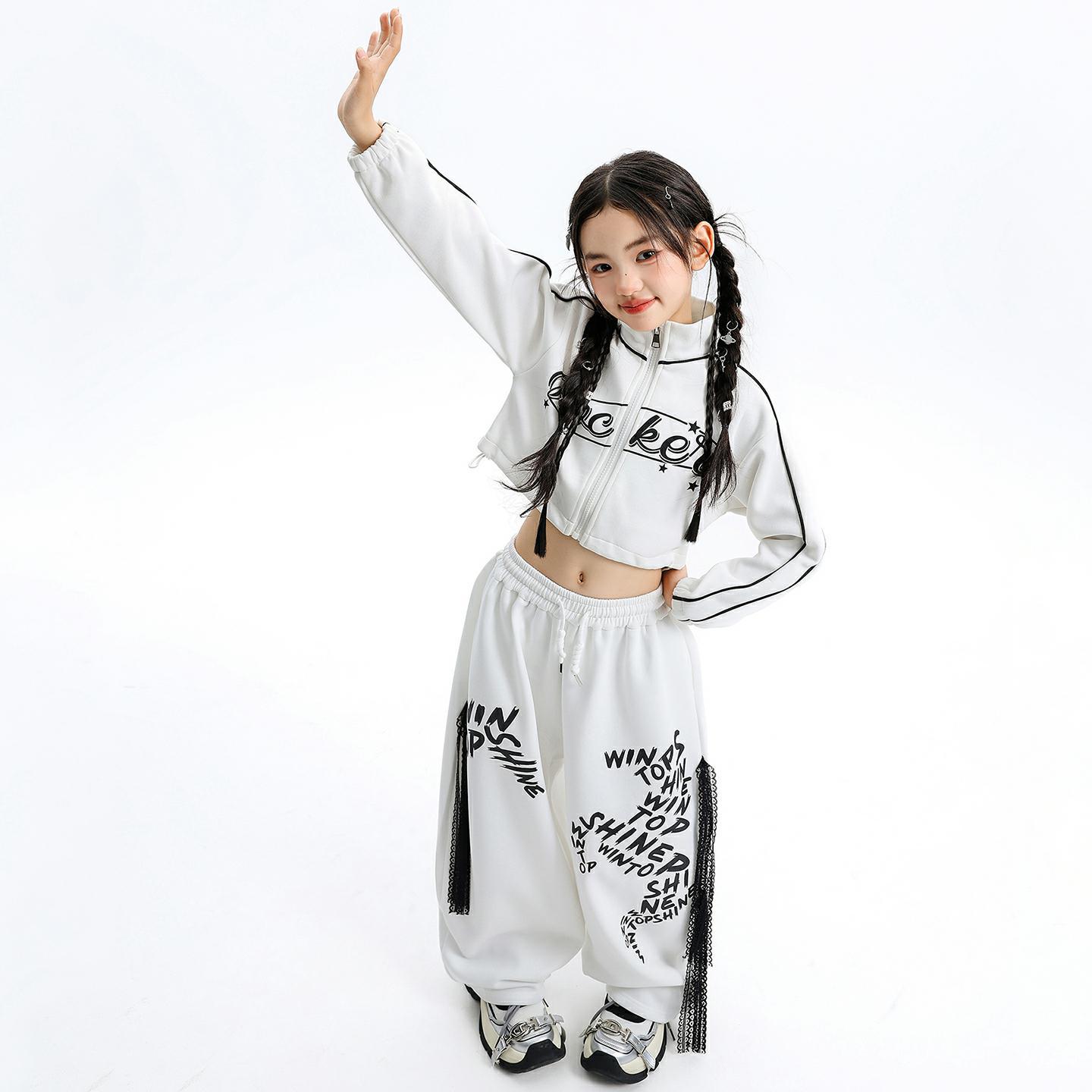 friendly4kid ชุดเต้น เด็กชาย เสื้อ+กางเกง สไตล์ขาว-ดำ ชุดเต้นสตรีทแดนซ์**รอเข้า