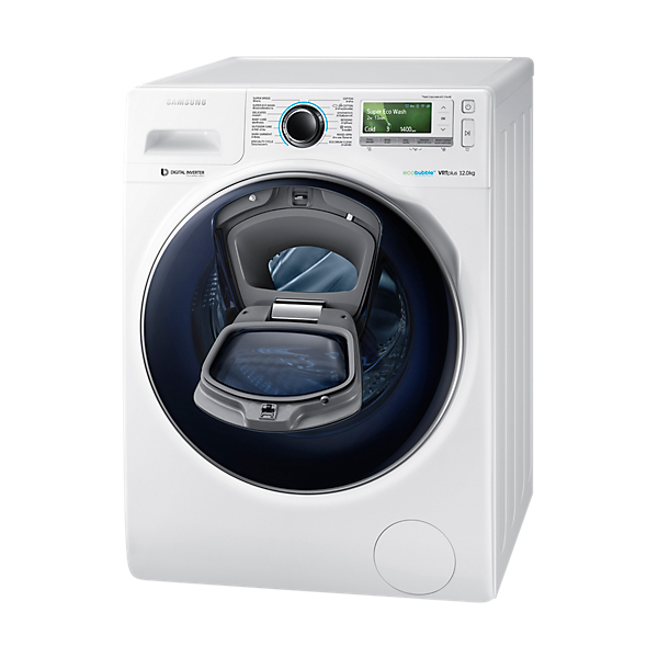 Samsung เครื่องซักผ้าฝาหน้า 12 กิโลกรัมรุ่น WW12K8412OW