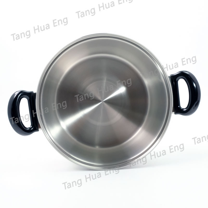 Zebra หม้อหุงต้มสเตนเลส 2 หู ขนาด 28 ซม. Merry ตราหัวม้าลาย