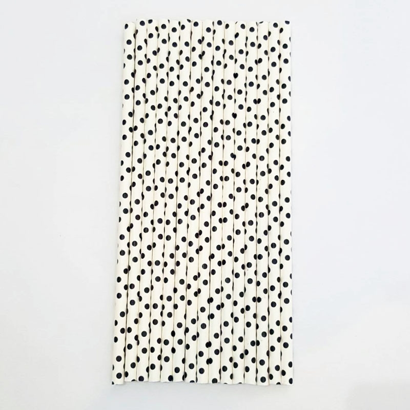 หลอดกระดาษคละลาย ขนาด 5 มิล ยาว 19.5 ซม. ( 500 ชิ้น )