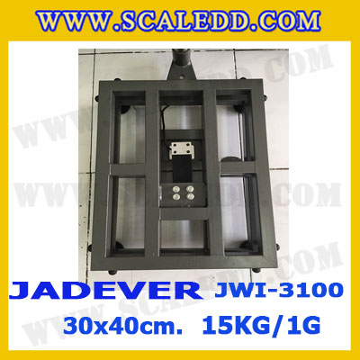 เครื่องชั่งดิจิตอลตั้งพื้น 15kg ยี่ห้อ JADEVER รุ่น JWI-3100 II ขนาดแท่น 30x40cm. เครื่องชั่งน้ำหนัก15กิโล เครื่องชั่งดิจิตอลชั่งน้ำหนัก15kg ตาชั่ง15kg ตาชั่งดิจิตอล15kg เครื่องชั่งดิจิตอล15kg พิกัดน้ำหนัก 15kg ค่าละเอียด 1g