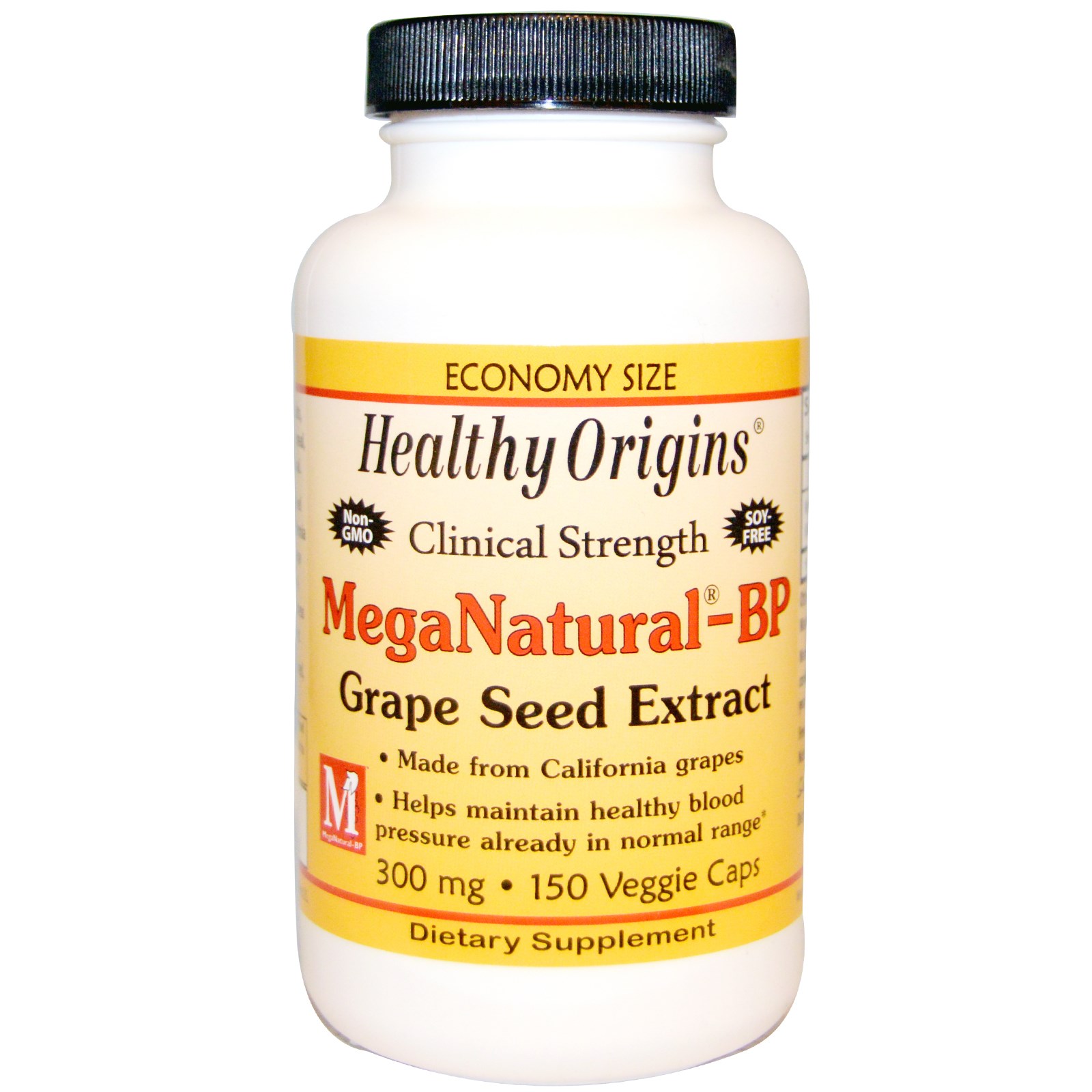 **พร้อมส่ง**Economy size*Healthy Origins Mega Natural-BP Grape seed Extract 300 mg, 150 capsules สารสกัดจากเมล็ดองุ่นเพื่อผิวกระจ่างใส ไร้ริ้วรอย