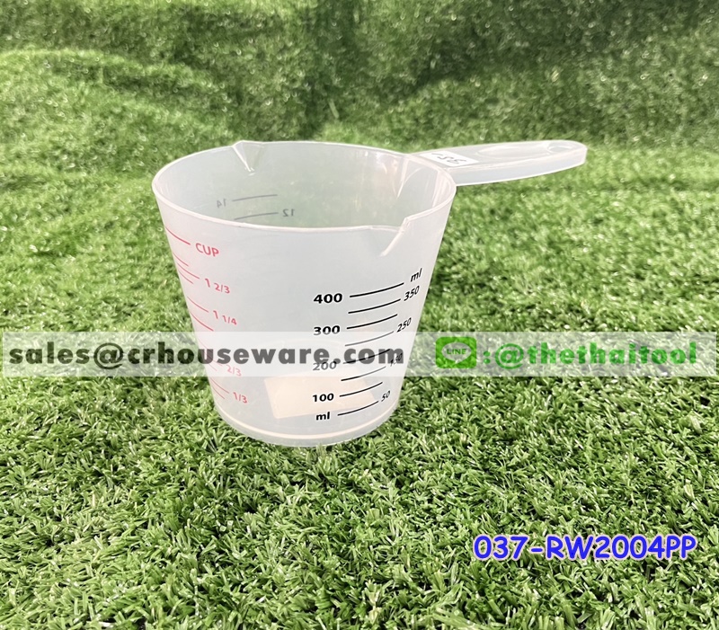 ถ้วยตวงพลาสติกPP แบบขุ่น ตวงของร้อนได้ 037-RW2004PP,ถ้วยตวงเชียงราย